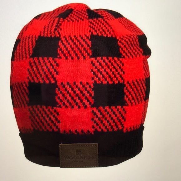 Woolrich Buffalo Knit Checker Beanie & Scarf Set - Picture 2 of 8